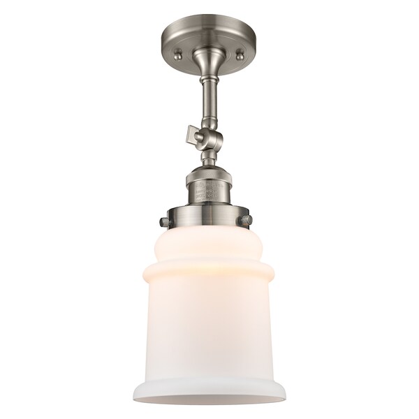 Innovations Lighting One Light Semi-Flush Mount 201F-SN-G181